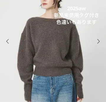 미사용 새상품 BEAUTY&YOUTH 보트넥 니트