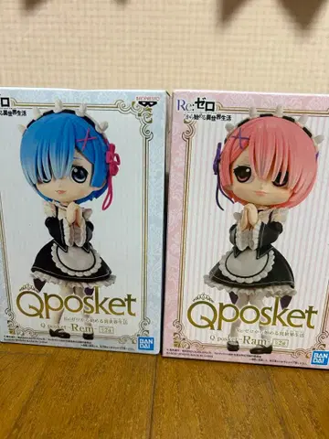 Qposket 리제로 렘 라무 피규어