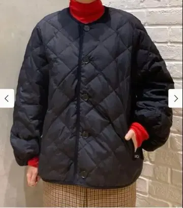 블랙 퀼팅 자켓