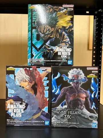 나의 히어로 아카데미아 피규어 세트 다비 토도로키 쇼토 미도리야 이즈쿠