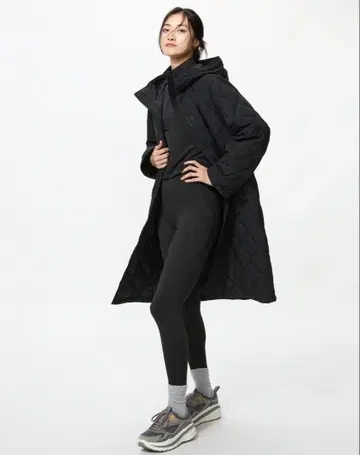 퍼프 테크 롱 코트 릴랙스 핏