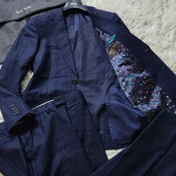 컨디션 최상 폴스미스 현행 택 카노니코 Super 120's 수트 꽃무늬