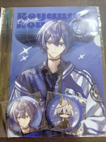 코야나기 로우 Half Anniversary 클리어 파일 캔뱃지