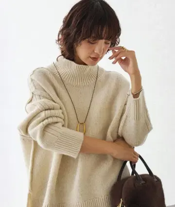 리브 드와 MIX얀 터틀 니트