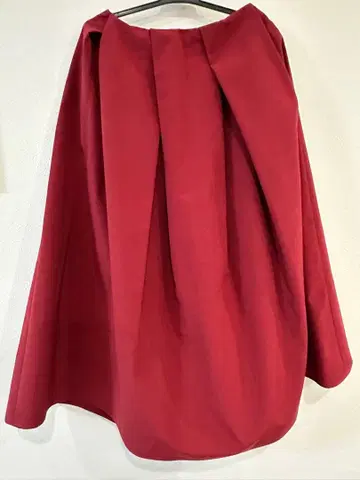 새상품급 BLENHEIM 와인 레드 플레어 스커트 S