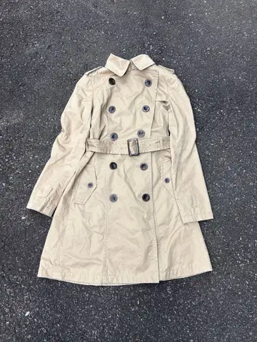 & by P&D 베이지 트렌치코트 레오파드