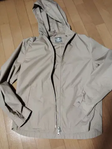 나노 유니버스 후드 부착 자켓 베이지