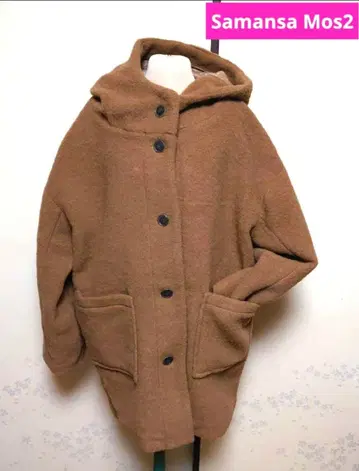 사만사 모스모스 슬리퍼 후드코트 [ 새상품 ]