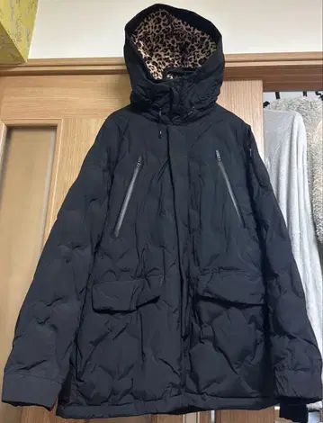 [한정품] DENHAM 덴함 나카메만 다운 자켓 레오파드