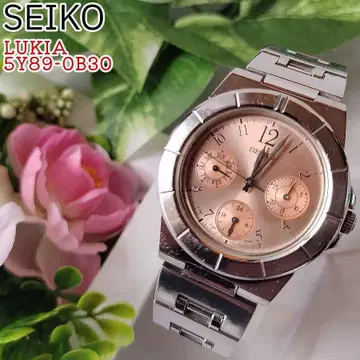 [배터리 새상품] SEIKO 루키아 5Y89-0B30 세이코 쿼츠 가동품