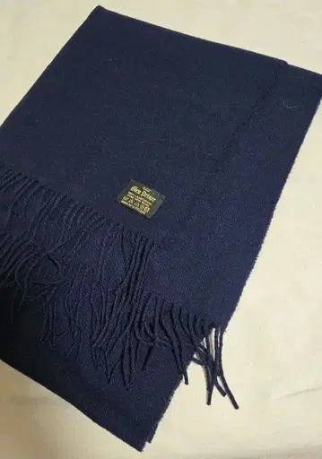 글렌 프린스 네이비 울 머플러 남녀 OK