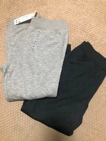 유니클로 히트텍 보아 스웨트 팬츠 XL 남성용 2장 세트