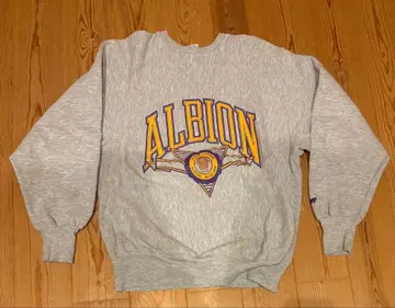 ALBION 프린트 그레이 XL 트레이닝복