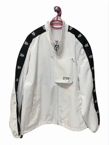 OY 화이트 오버 사이즈 나일론 자켓