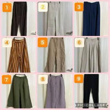 묶음 판매 팬츠
