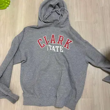 CLARK STATE 그레이 후드티 XL
