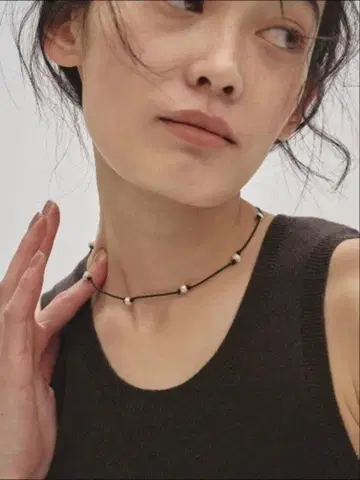 TODAYFUL Cord Pearl Choker