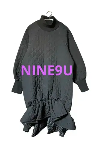 NINE9U 퀼팅 프릴 원피스