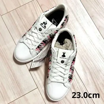 [ 미사용 새상품 ] 한정품 르꼬끄 겔랑 콜라보 스니커즈 23.0cm