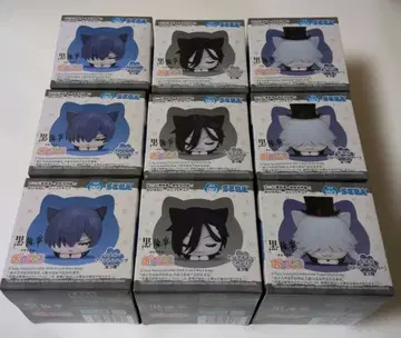 9개 세트 블랙 집사 낮잠 미니 피규어