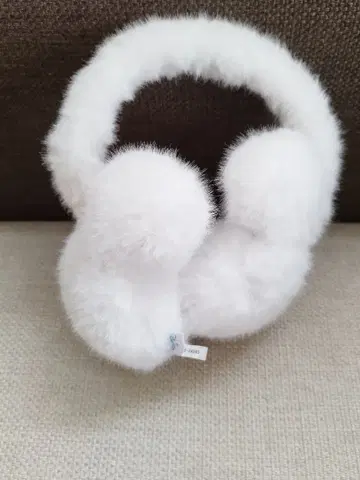 디즈니 귀도리 화이트 퍼 귀마개 화이트 미키 미니