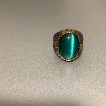 터콰이즈 오벌 컷 반지 14호
