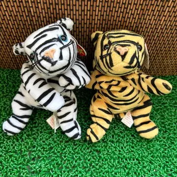 BEANIE BABY Ty 타이거 호랑이 봉제 인형 2개 세트
