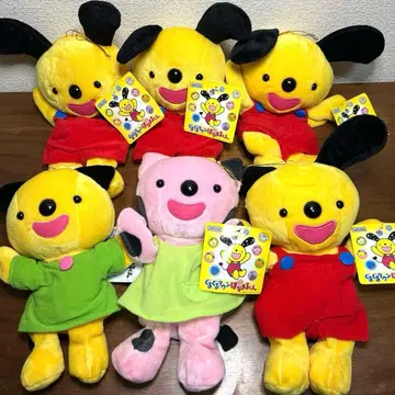 구루구루 타운 하나마루 군 핸드 퍼펫 6개 세트 미사용 새상품