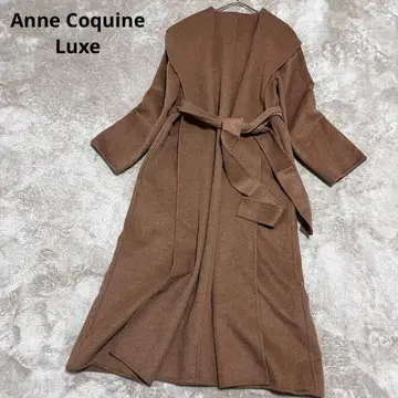 컨디션 최상 앙코키누 더블 페이스 숄카라 롱 코트 리버 코트