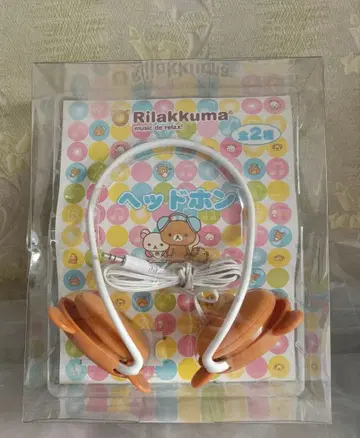 리락쿠마 귀 달린 헤드폰 헤드폰 미사용 새상품