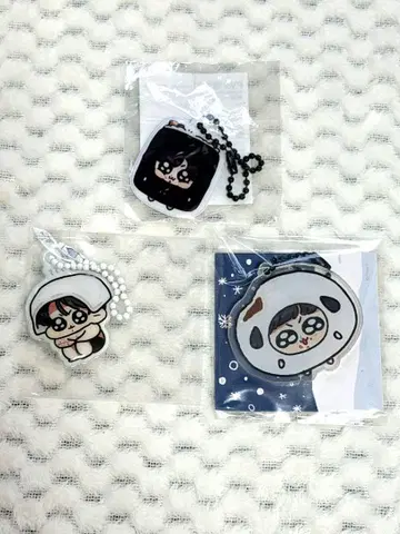 투기 목걸이 키링 3종