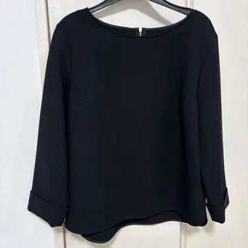 블랙 (다크 네이비) 긴팔 상의