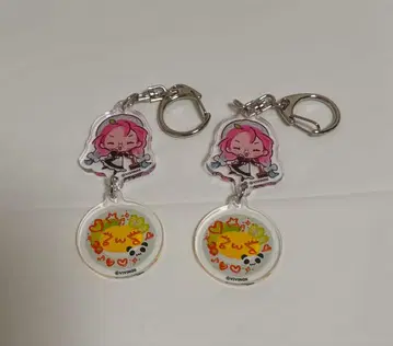 에이리언 스테이지 에이스테 애니메이트 카페 연결 키링 미지 2점