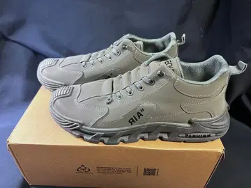 AIR 그레이 스니커즈 경량 합성 피혁