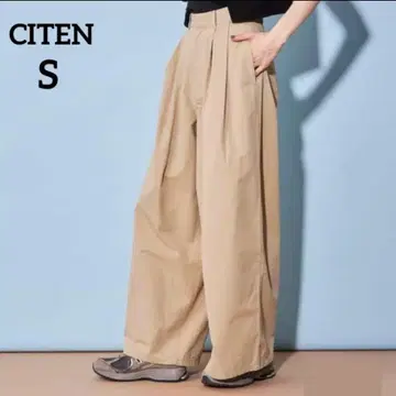 [ 새상품급 ] CITEN 와이드 치노 팬츠 시텐 베이지