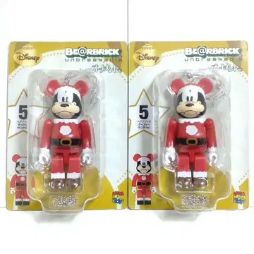 [ 미개봉 ] 디즈니 오너먼트 복권 베어브릭 구피 산타 Ver