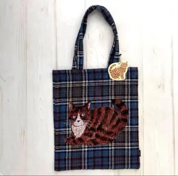 새상품 마츠오 미유키 렉탱글 토트 maron 고양이 고양이 고양이 캣