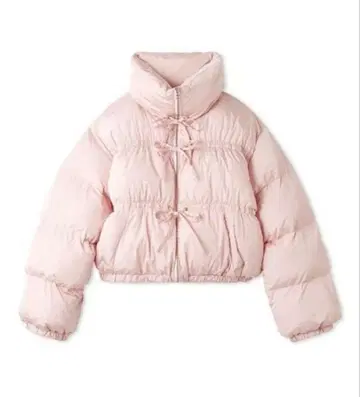 FURFUR 핑크 다운 자켓 숏 기장