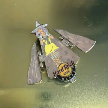 하드 록 카페 핀 배지 마녀 오사카 한정판