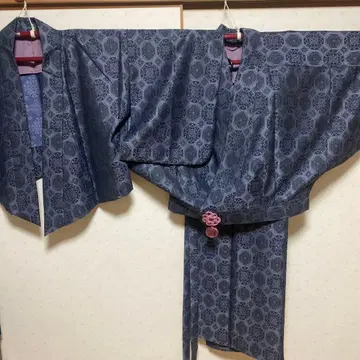 3부식 기모노 기하학 패턴