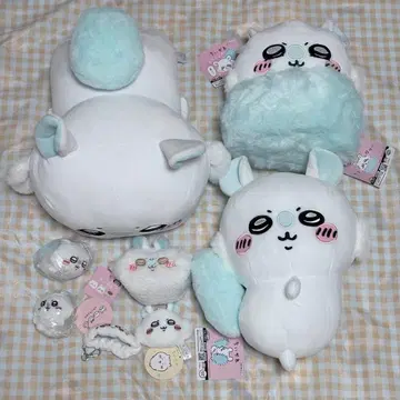 치이카와 (먼작귀) 모몽가 봉제 인형 마스코트 파우치 키링 8종 세트