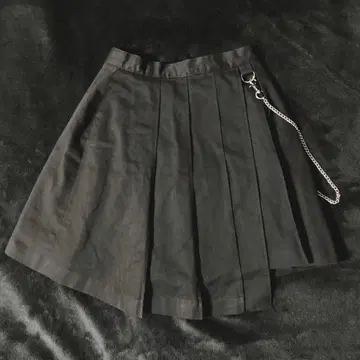 [ PEACE NOW ] 비대칭 플리츠 스커트 M
