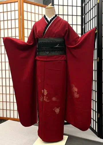 umean 성인식 순수 실크 후리소데 세트 Kansai 이로무지