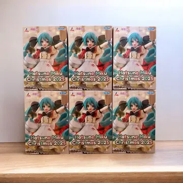 하츠네 미쿠 Luminasta 크리스마스 2025 피규어 6개 세트