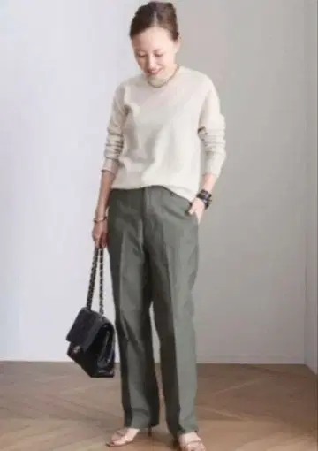 MUSE Deuxieme Classe 베이커 밀리터리 팬츠