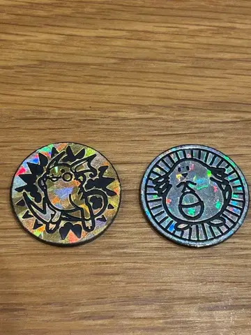 포켓몬 홀로그램 코인 2개 세트