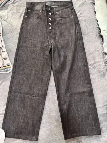 NO FAITH STUDIOS 와이드 데님 S 사이즈 블랙