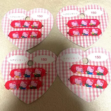 헬로키티 헤어핀 묶음 판매 헤어핀 세트