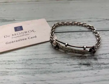 닥터몬로 스컬 & 본 핸드 팔찌 실버925