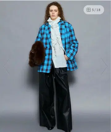 [ MAISON SPECIAL ] 볼륨 와이드 비건 가죽 팬츠